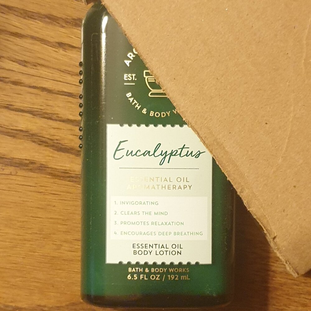 NEW Bath & Body Works Aromatherapy Eucalyptus Body Lotion 6.5 FL OZ